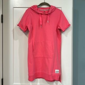 Calvin Klein Performance Pink Hoodie Mini Dress Size Small